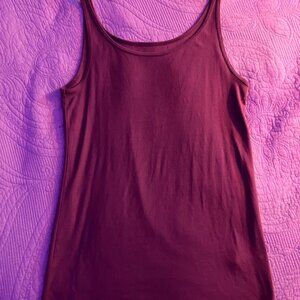 rose colored tank top